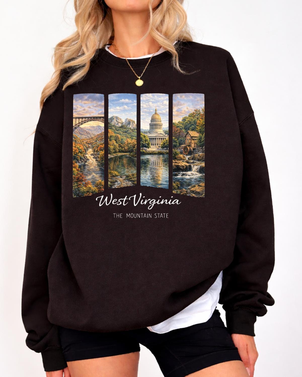 West Virginia Sweatshirt, Mountain State Hoodie, West Virginia