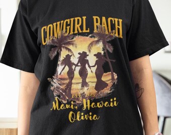 Personalized Cowgirl Bachelorette Party Shirt | Western Dancing Design