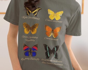 Vintage Butterfly Moth Shirt – Comfort Colors Cottagecore Tee