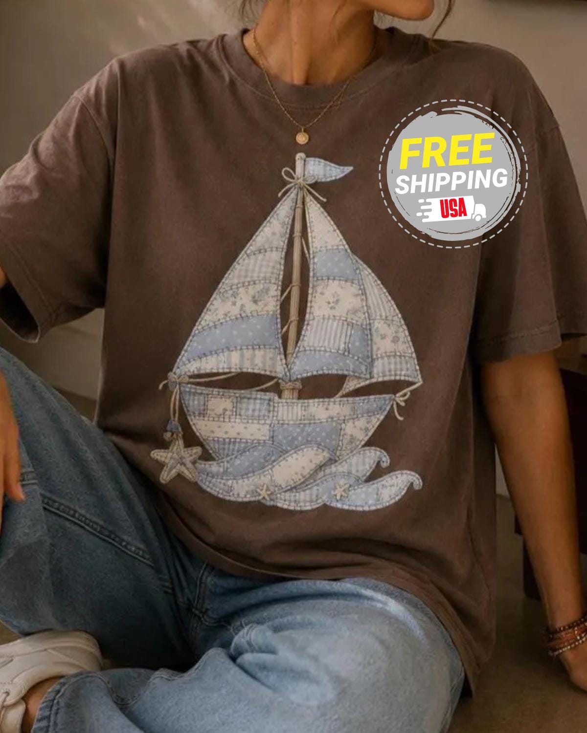 Patchwork Shirt - Etsy Israel