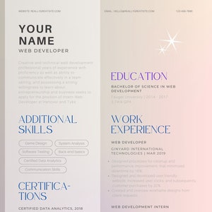 Resume template