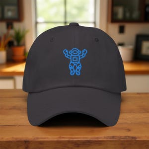Embroidered Astronaut Hat: Spacecore Cotton Twill Baseball Cap
