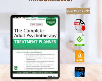The Complete Adult Psychotherapy Treatment Planner, 6th edition