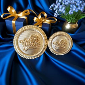 Masonic Blazer Jacket button set circular Knights Templar