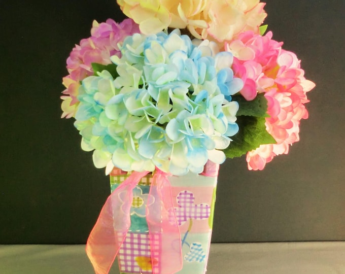 Spring's glory, artificial flower arrangement