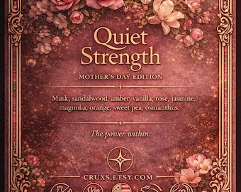 Profumo Quiet Strength da 10 ml ispirato alla Festa della Mamma *fatto a mano