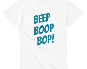 Beep Boop Bop! Heavyweight Unisex Crewneck T-shirt
