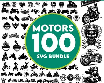 100 Motorcycles Bundle SVG, Moto SVG,PNG instant digital downloads,Classic Motorcycle Cut File For Cricut,pdf,dxf,eps
