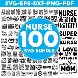 Nurse SVG Bundle, Nurse Quotes SVG, Doctor Svg, Nurse Svg Heart, Superhero, Nurse Life, Stethoscope, Cut Files For Cricut, Nurse Silhouette