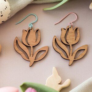 Easter Earrings Laser Cut Files, Bunny Earrings SVG, Egg Earrings SVG, Easter Earrings Templates Cut File, Spring Earrings SVG