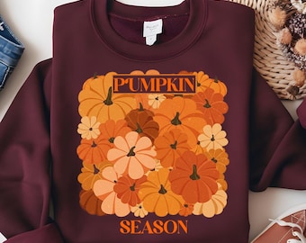 Pumpkin Season Png, Fall Png, Fall pumpkin Sublimation Shirt png, Pumpkin png, Thanksgiving png, Autumn png, Fall shirt, Pumpkins, boho png
