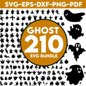 Geist SVG-Bundle - Geist PNG-Bundle - Geist Clipart - Geist SVG-Schnittdateien für Cricut - Geist Silhouette - Halloween-Geist Svg-Png-Dateien