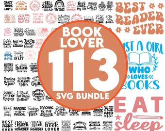 Paquete de libros SVG, Libro SVG, Libro SVG, Libro PNG, Libro SVG, Paquete de lectura SVG, Amantes de los libros SVG, Bibliotecario SVG, Citas de libros SVG