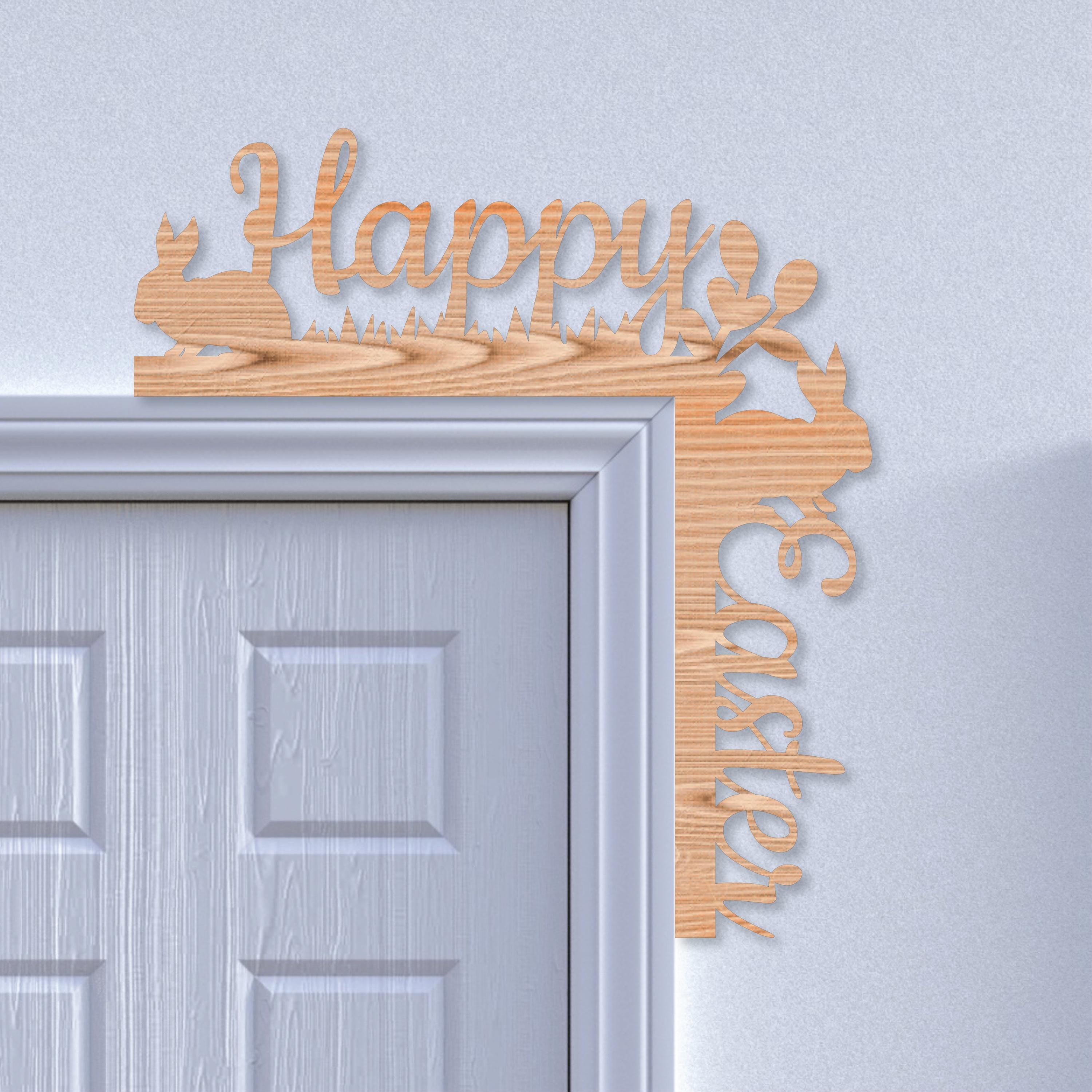 12 イースター ドア コーナー SVG バンドル | イースター ドア トリム