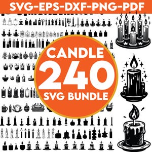 Candle SVG Bundle| Candle Svg| Candle Positive Quotes| Candle Cricut| Candle Clipart| Candle Cut Files| Light Svg| Vector| Birthday Svg