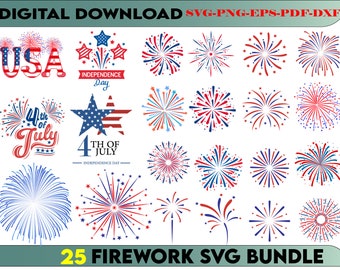 4th of july fireworks, Independence day svg, Free America svg, USA Firework America svg, America Celebration svg, usa fireworks bundle