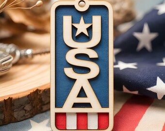 4th of July earring SVG , Independence day earrings digital file, Cut & score SVG laser cut file for laser engravers