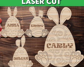 Easter Egg DIY Paint Laser File, Easter Egg SVG, Easter Laser Cut Files, Easter Laser Files