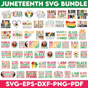Juneteenth Svg designs, Juneteenth Svg for Cricut, Juneteenth Svg Bundle, black history month, celebrate 1865, we are black history, 1865