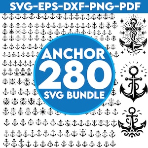 Anker SVG-Bundle, Anker PNG-Bundle, Anker Clipart, Anker SVG-Schnittdateien Cricut, Anker-Seil-Svg, Rad-Svg, Boot-Anker-Svg, Boot svg