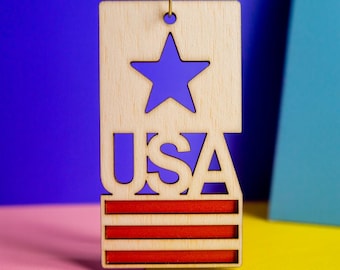 4th of July earring SVG , Independence day earrings digital file, Cut & score SVG laser cut file for laser engravers