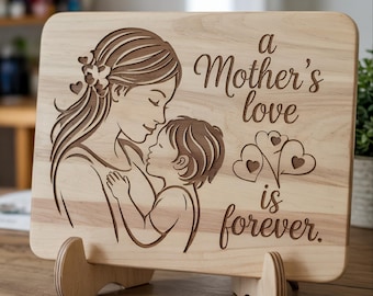 Mother's Day Sign Laser Cut SVG, Mothers Laser Cut , Mother's Day Shelf Sign File, Laser Mother's Day Cut File, Glowforge, Digital Download
