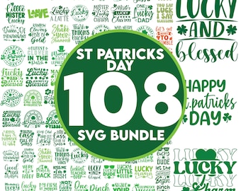 St PATRICKS SVG Bundle 2025, Lucky Svg, St. Patrick's Day ClipArt, Saint Patricks Day SVG, St Patricks Day Rainbow, Patricks Day Svg