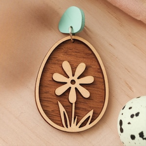 Easter Earrings Laser Cut Files, Bunny Earrings SVG, Egg Earrings SVG, Easter Earrings Templates Cut File, Spring Earrings SVG Bundle