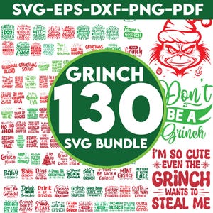 Grinch Svg Bundle, Christmas Svg Bundle, Grinch SVG, Christmas Svg, Grinch Face Svg, Grinch Clipart, The Grinch,Grinch Middle Finger SVG,Png