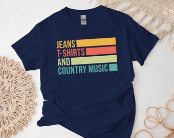 Country-Musik-Shirt, lustiges Country-T-Shirt, Geschenk für Musikliebhaber, Country-Konzert-T-Shirt