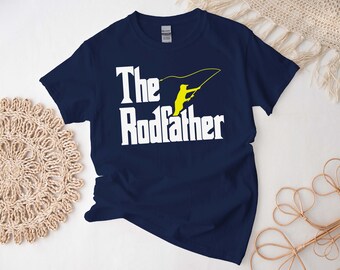 Maglietta The Rodfather / Regalo Per Pescatori, Divertente Scherzo