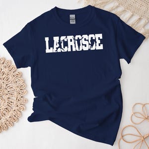 Lacrosse Shirt, Lacrosse Player Silhouette, Gameday Lacrosse Tshirt