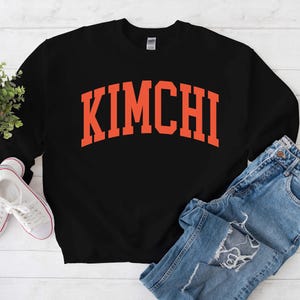 Kimchi Sweatshirt, Korean Food Hot Vegetables Addict, Kimchi Lover Sweater
