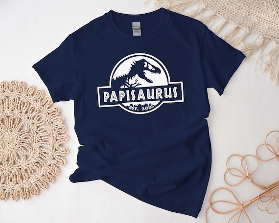 Dinosaur Daddy With Kids Name Shirt, Custom Dad Tshirt, Papasaurus Tee, Personalized Grandpa Gift, Customized Dad Gift Tee, Fathers Day Gift