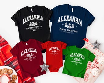 Family Christmas Shirt, Matching Christmas Crew Sweater Xmas Gift