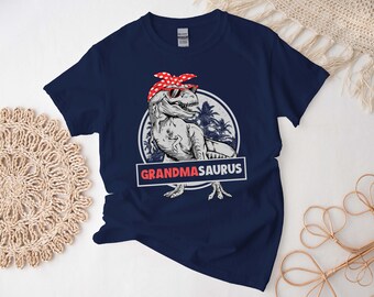 Lustiges Oma-Hemd, Kundenspezifisches Grandmasaurus Tshirt, neues Großmutter-T-Stück