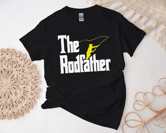 Funny Fishing Gift Tshirt | The Rodfather T-Shirt