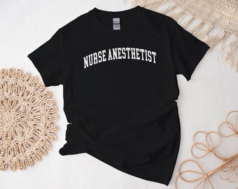 Nurse Anesthetist Shirt, Simple Elegant Nurse Anesthetist Tshirt, Nurse Anesthetist Gift Free Message Insertion