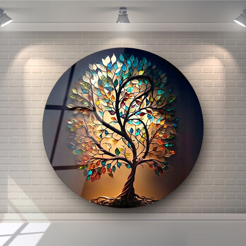 Glass Art Wall Decor - Etsy