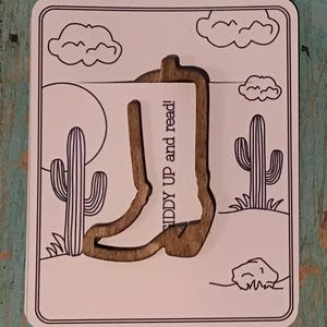 Graffetta a forma di stivale da cowboy
