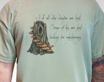 Camiseta de cazador de setas: regalo unisex de recolector de estilo cottagecore