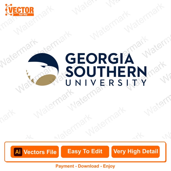 Georgia Southern University, Georgia Southern University logo vector, University Logo, Us University Logo