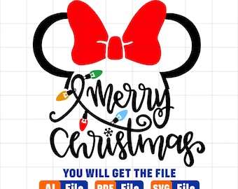 Feliz Navidad SVG / Feliz Navidad DXF, Archivos SVG / Svg de Navidad, Archivos de corte Cricut, Archivo de corte Silhouette
