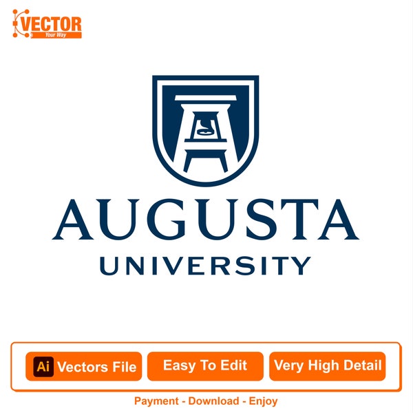 Augusta University, Augusta University Logo Vector, University Logo, Us University Logo