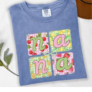 Comfort Color Nana Shirt, Nana Birthday Gifts, Nana Tshirt, Grandma Nana Shirts, Nana Birthday, Coquette New Grandma Shirt, Baby Reveal