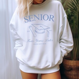 Custom Senior Sweatshirt, Personalized Senior Sweatshirt, Senior 2025 Class of 2025 Senior Sweatshirt, High School Senior, College Senior