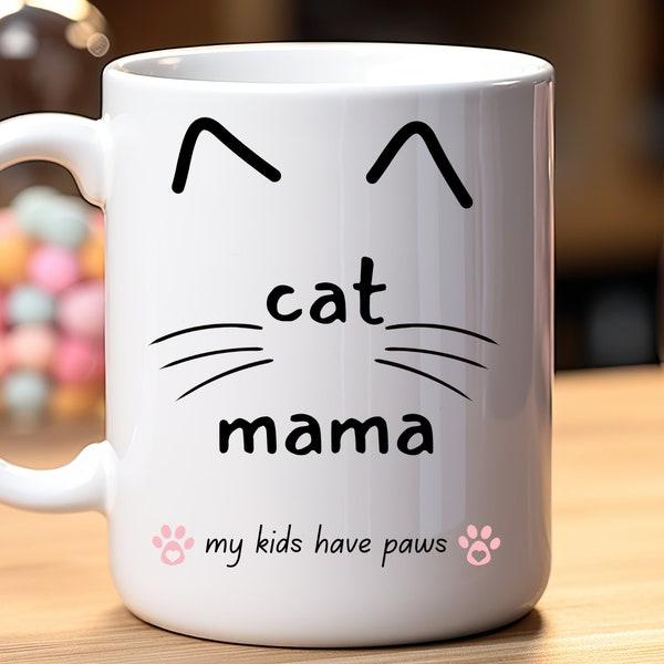 Cat Mama Mug Cat Mom Gift Cat Lover Gift Gifted Cat Mom Giftful  Catful Cat Mom Cat Birthday Gift Cat Owner Gift Feline Pet Lover Furbaby