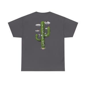 Travis Scott Cactus Jack Graphic Tee, Gildan Heavy Cotton Shirt Charcoal