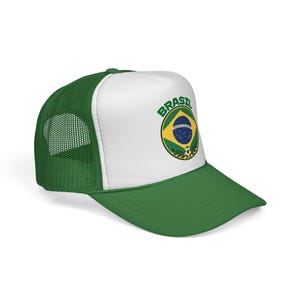 Brasil / Brazil Football Crest Trucker Hat | Fifa World Cup Football Hat | Soccer Champions image 11