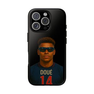 Désiré Doué Phone Case for iPhone/Samsung/Google, Football Protective Phone Case, PSG Football Gift, Protective Cover, Paris Saint Germain